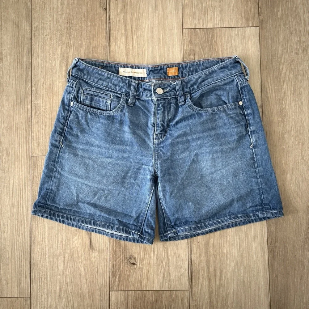 Anthropologie Pilcro and the Letterpress Jean Shorts‎ Women's 28 Blue Denim